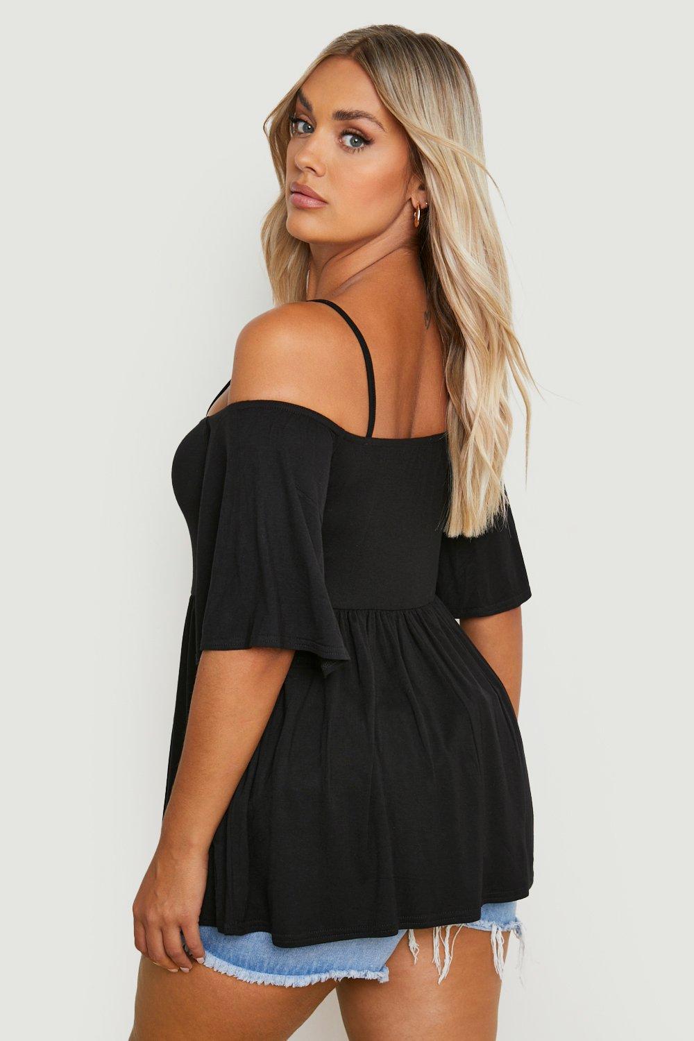 Boohoo cold hotsell shoulder tops