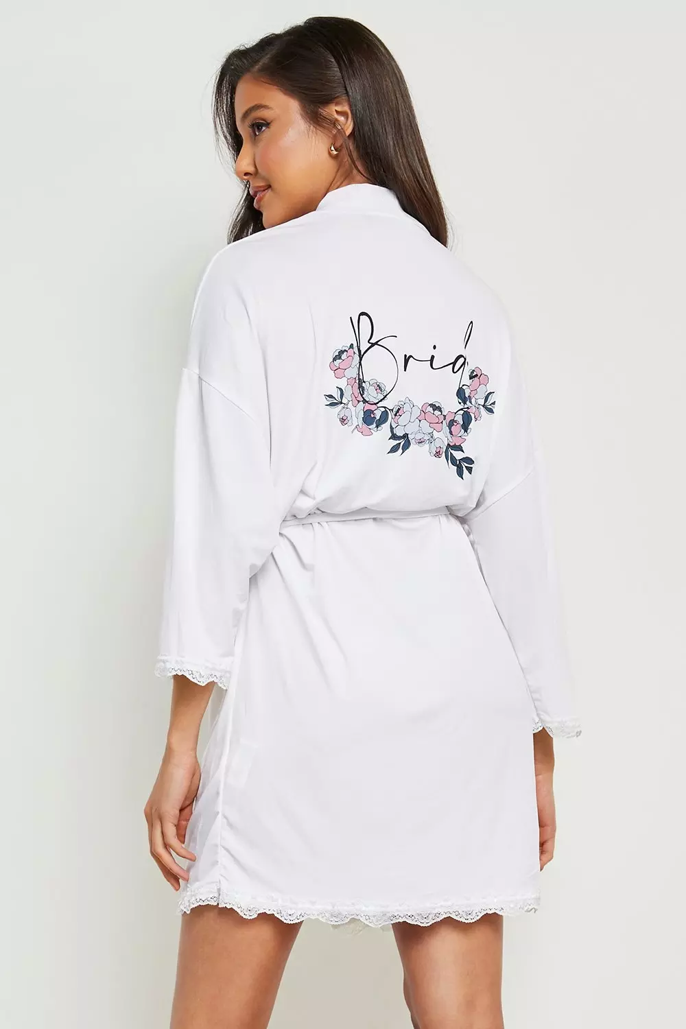 Boohoo hotsell bride robe