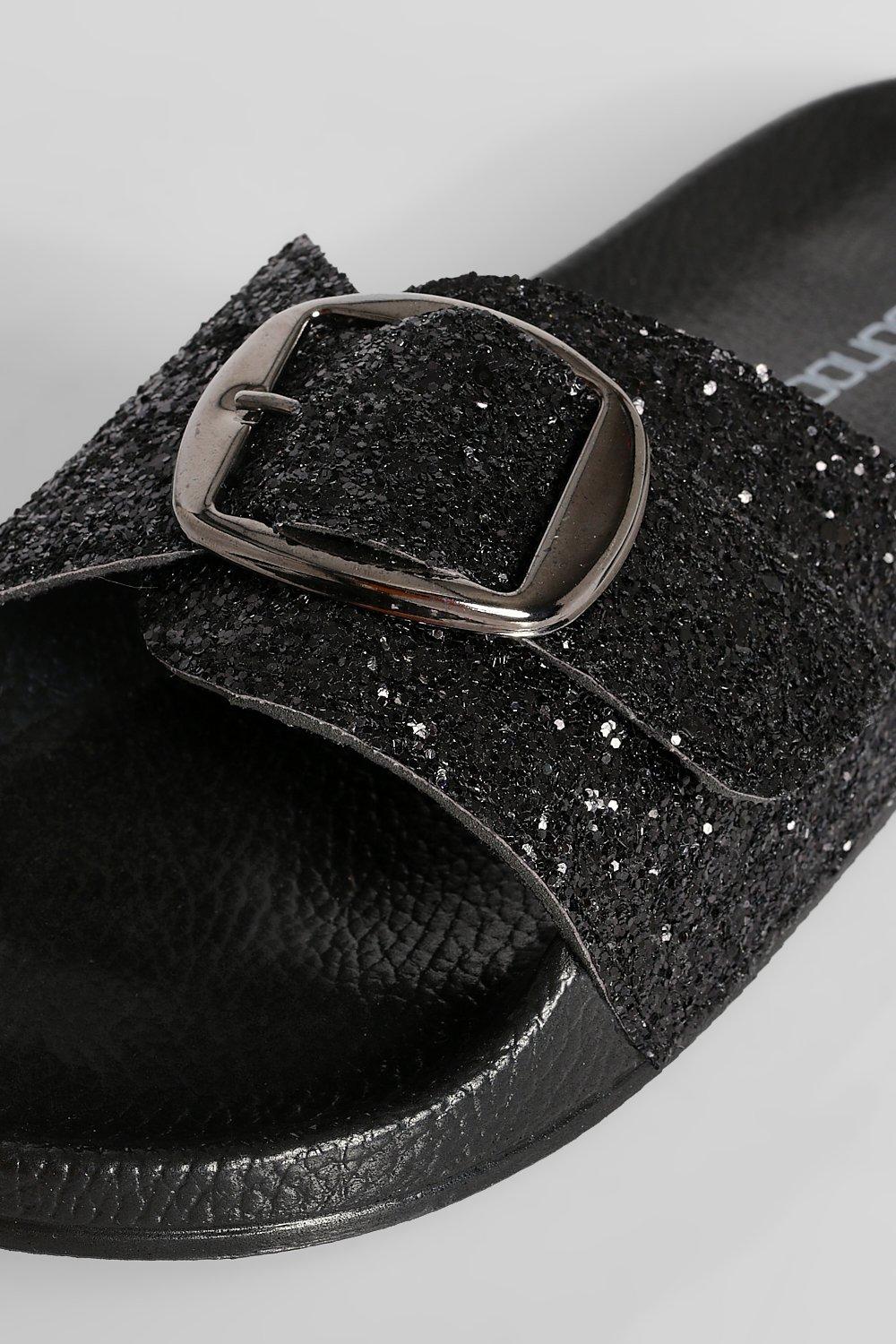 Wide fit sale glitter sliders