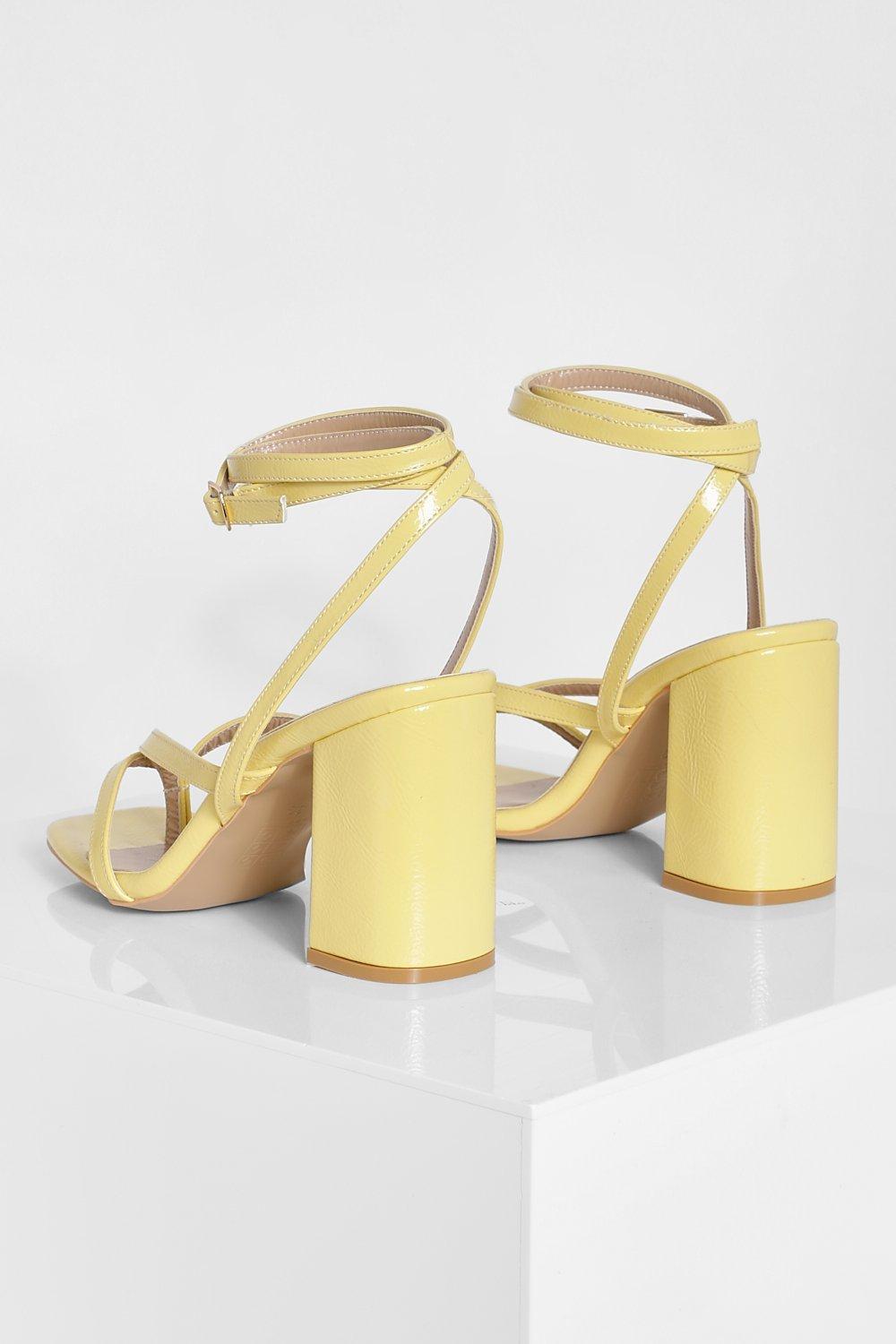 Lemon block heels hotsell