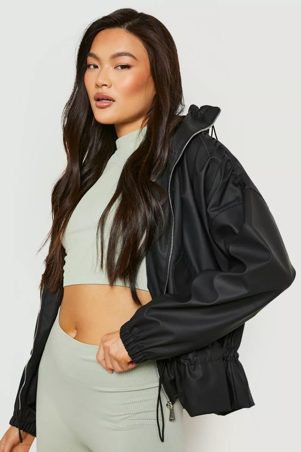 Boohoo windbreaker outlet jacket