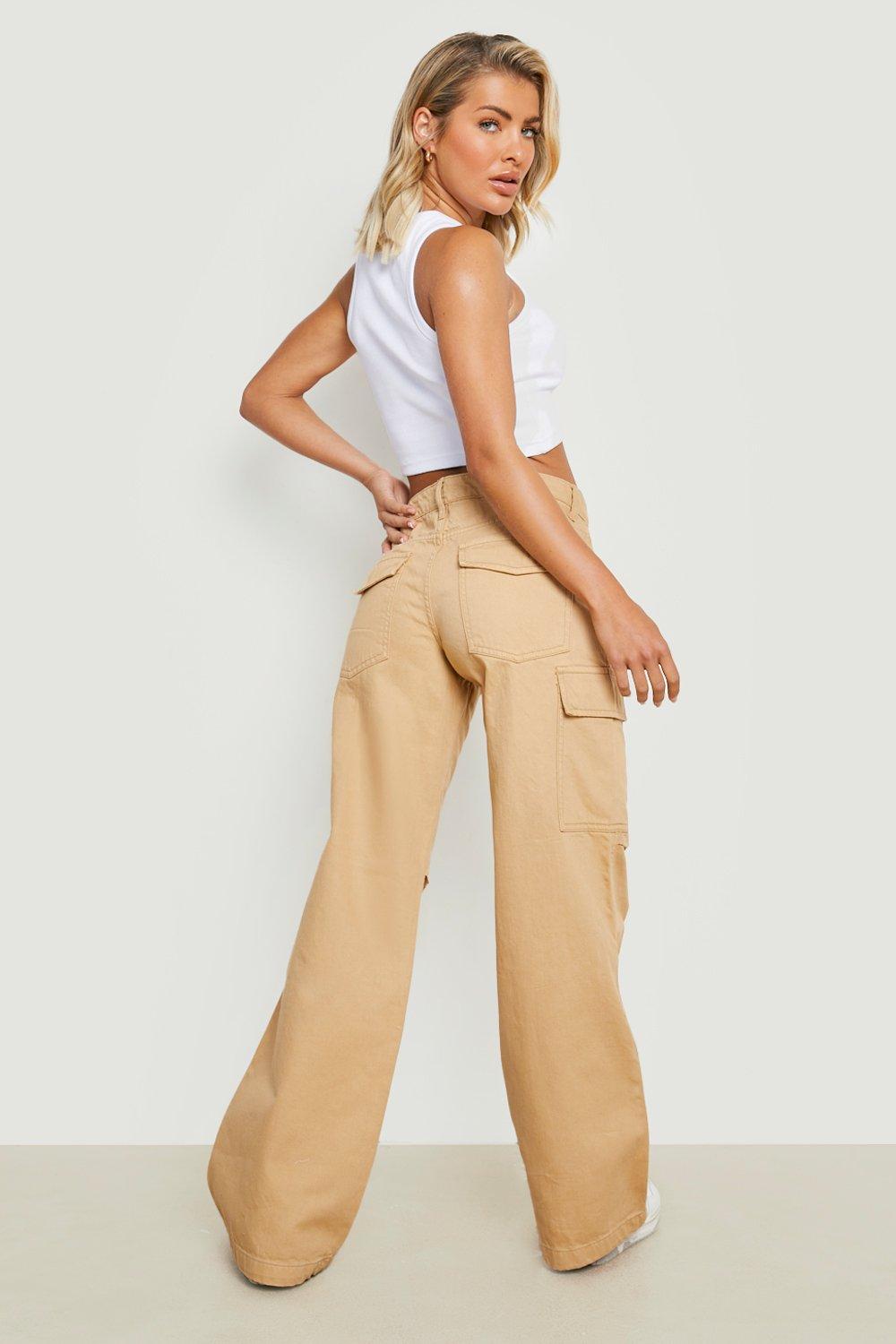 Women's Low-Rise Baggy Cargo Pants