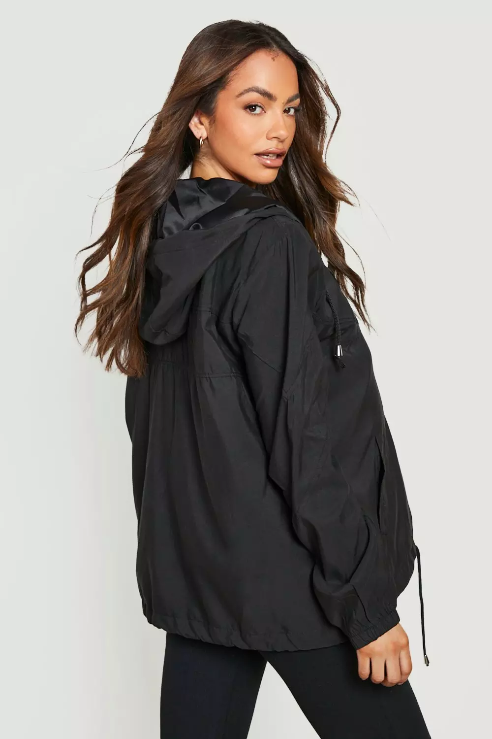 Windbreaker jacket hot sale womens boohoo