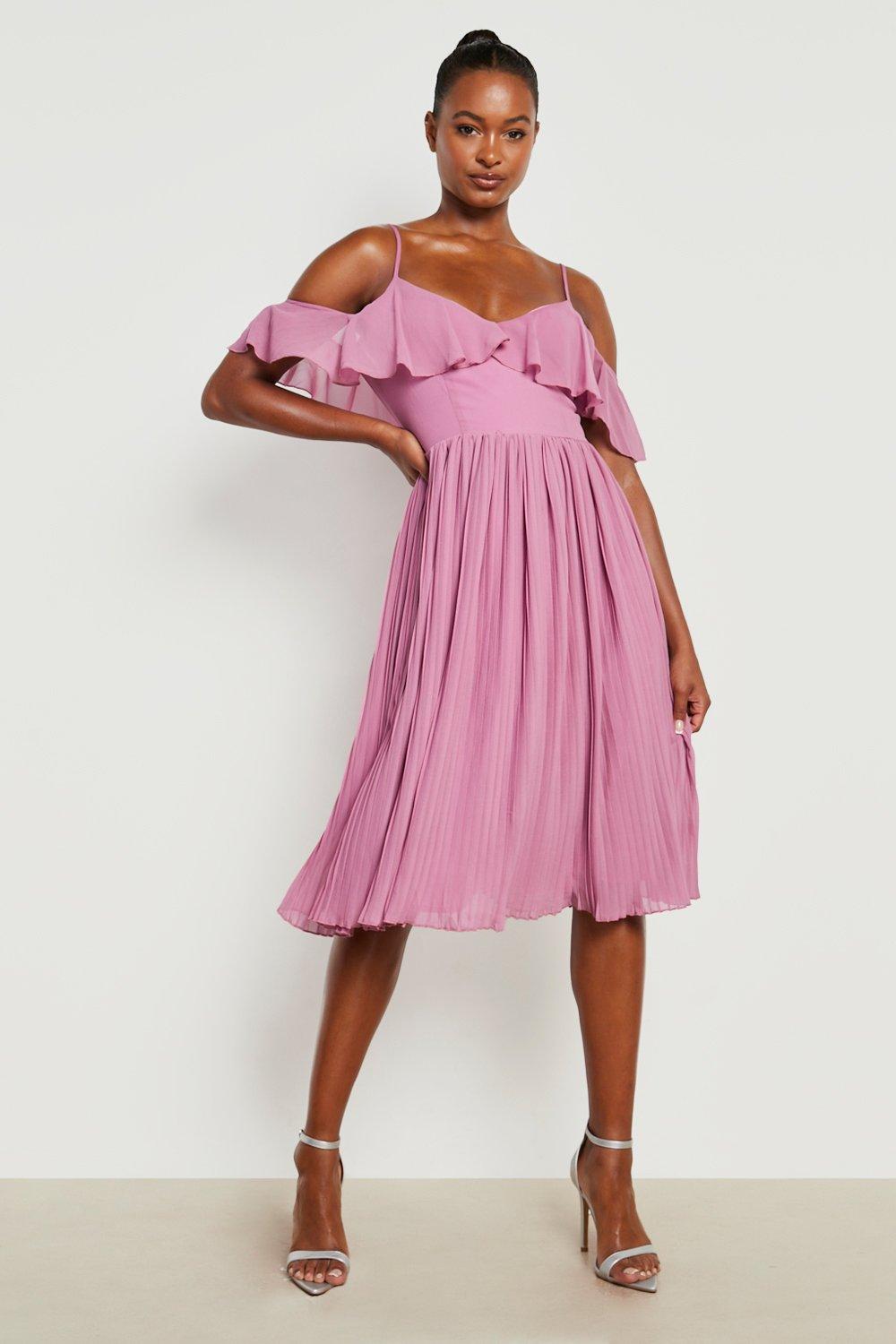 Oasis pink outlet bridesmaid dress