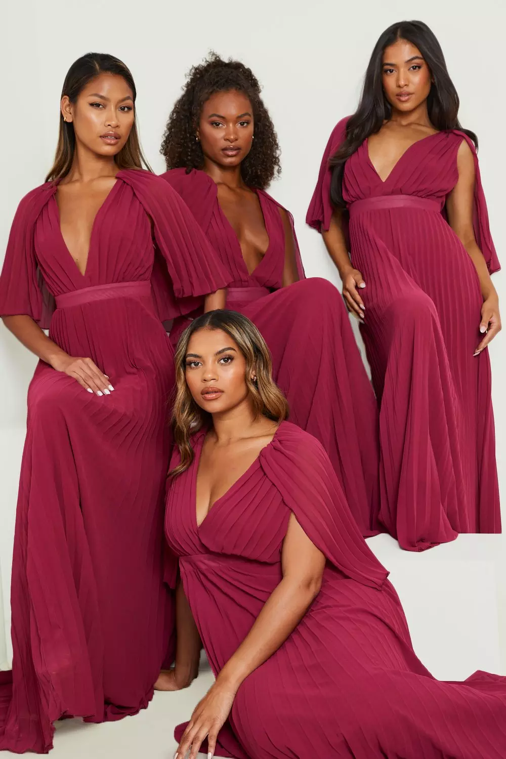 Berry store bridesmaid dress