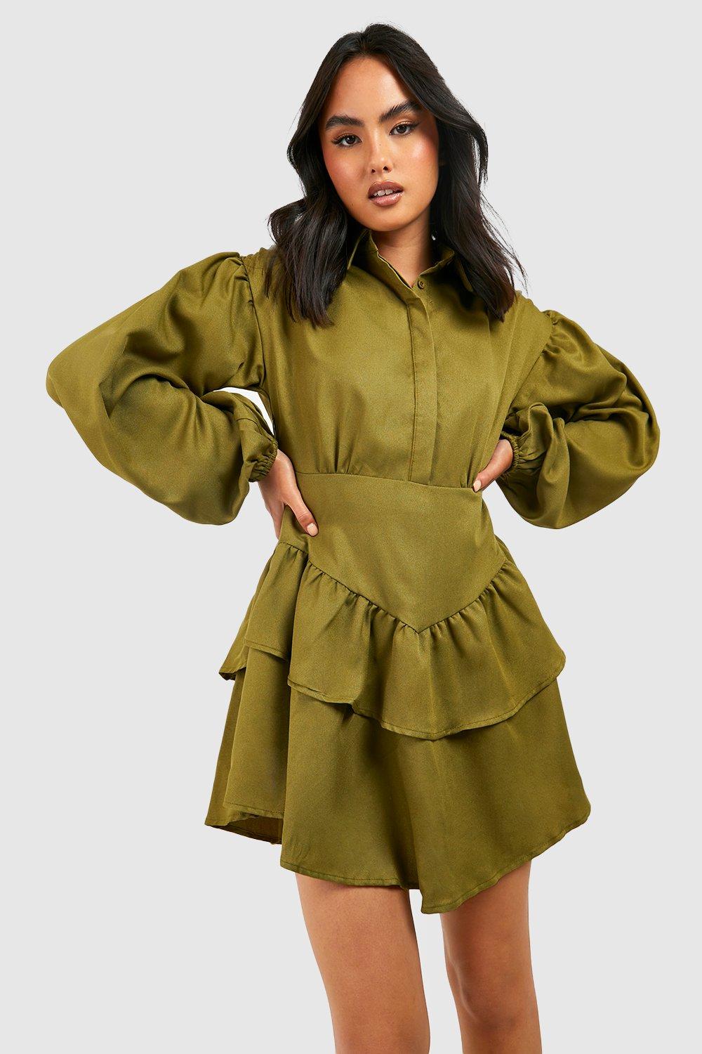 Ruffle t outlet shirt dress