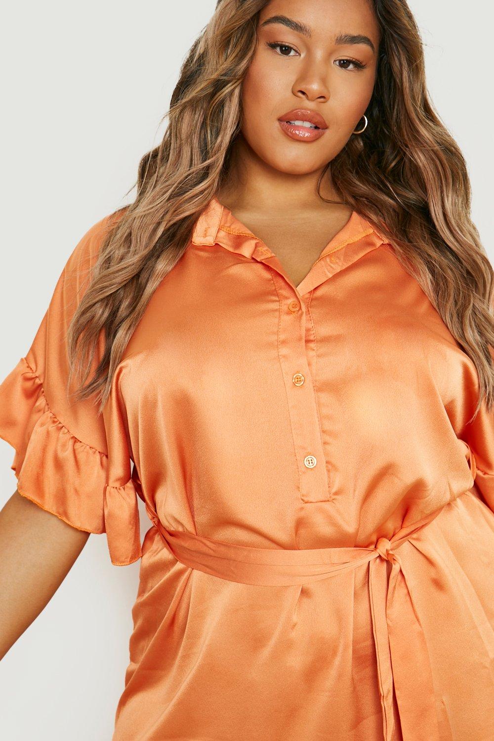 Short sleeve best sale ruffle shirt