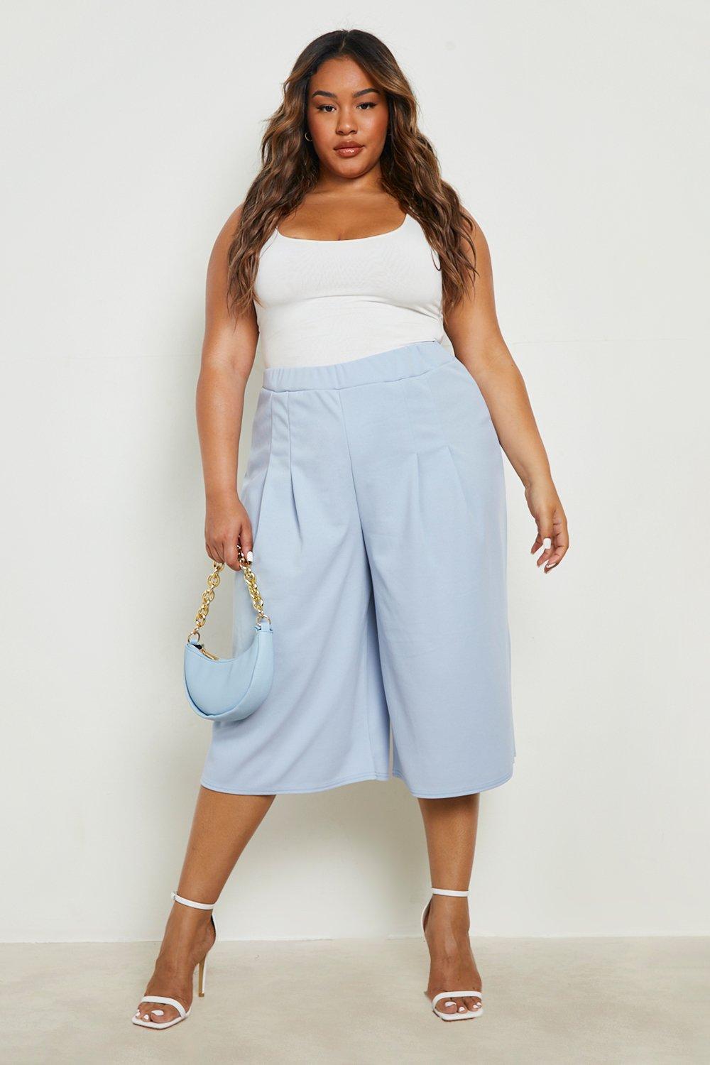 Plus Size Women's Culottes & Wide-Leg Pants