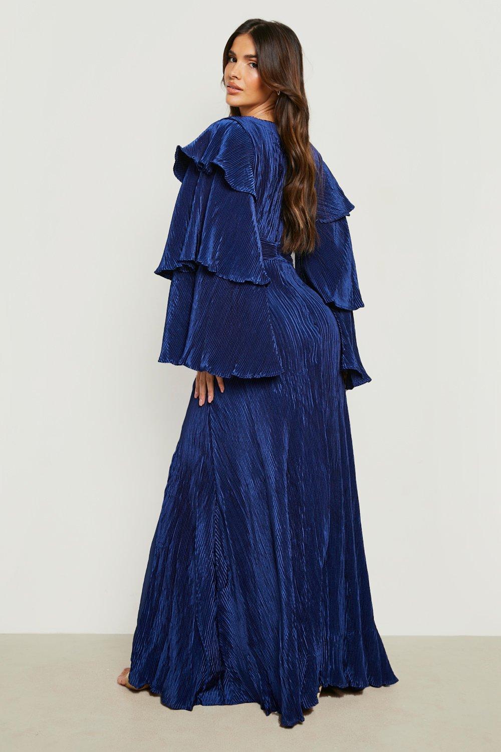 Ruffle layer 2024 maxi dress