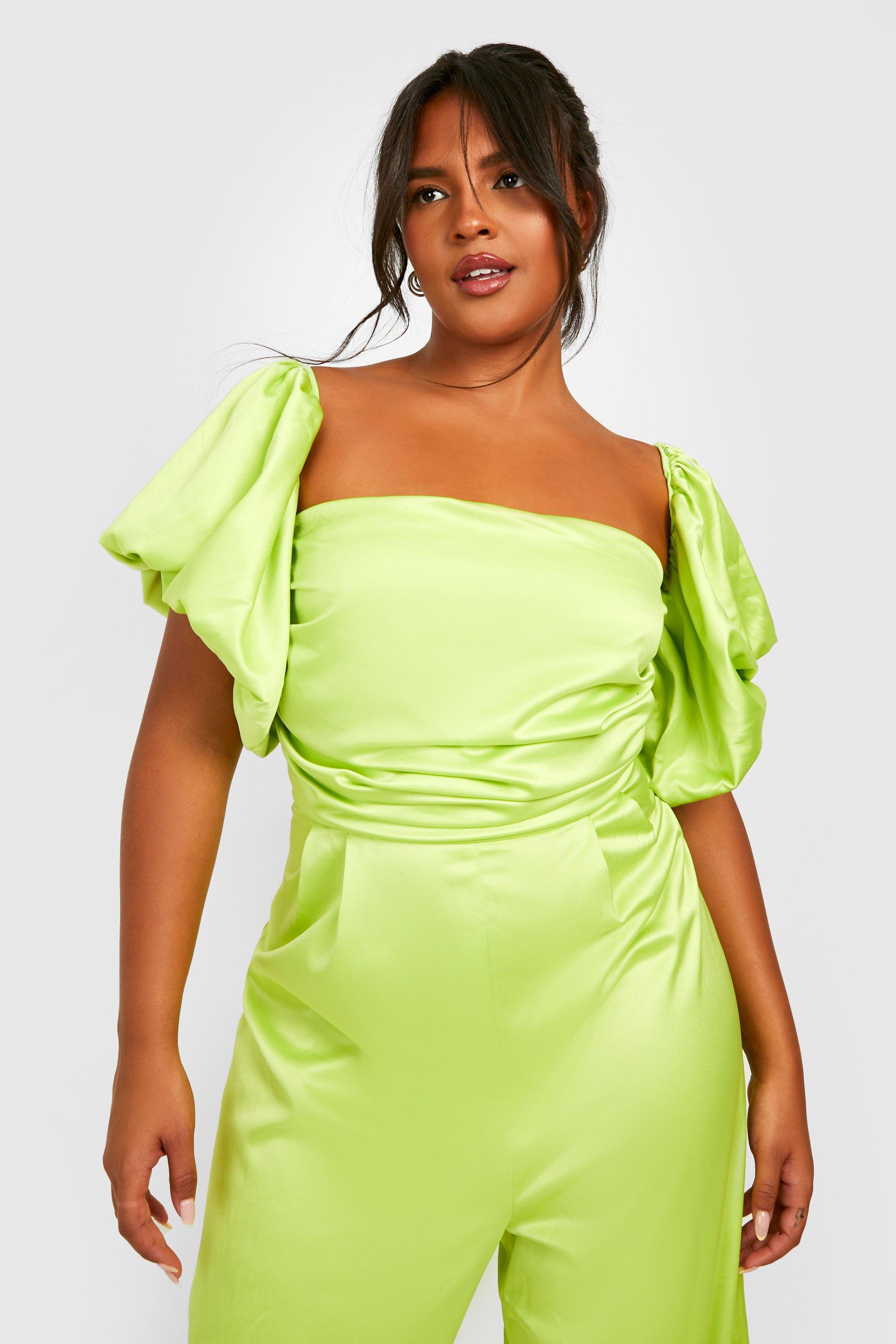 Neon jumpsuit plus size online