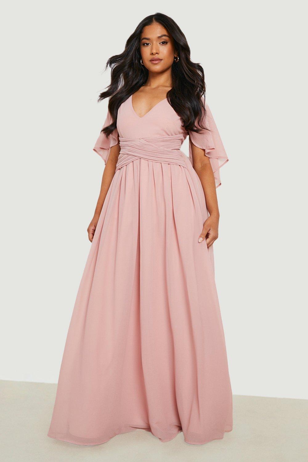 Petite bridesmaid 2024 dresses with sleeves