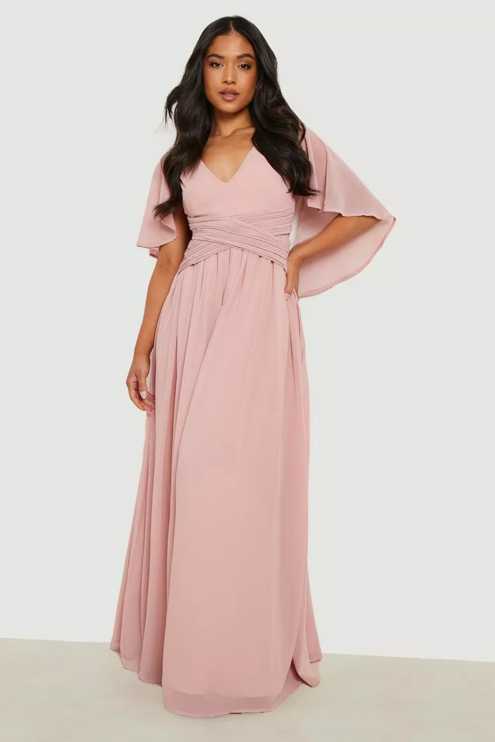 Petite bridesmaid hotsell dresses with sleeves