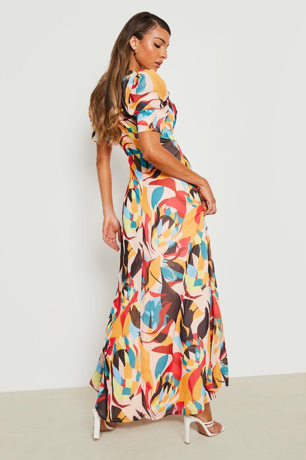 Boohoo print sale dress