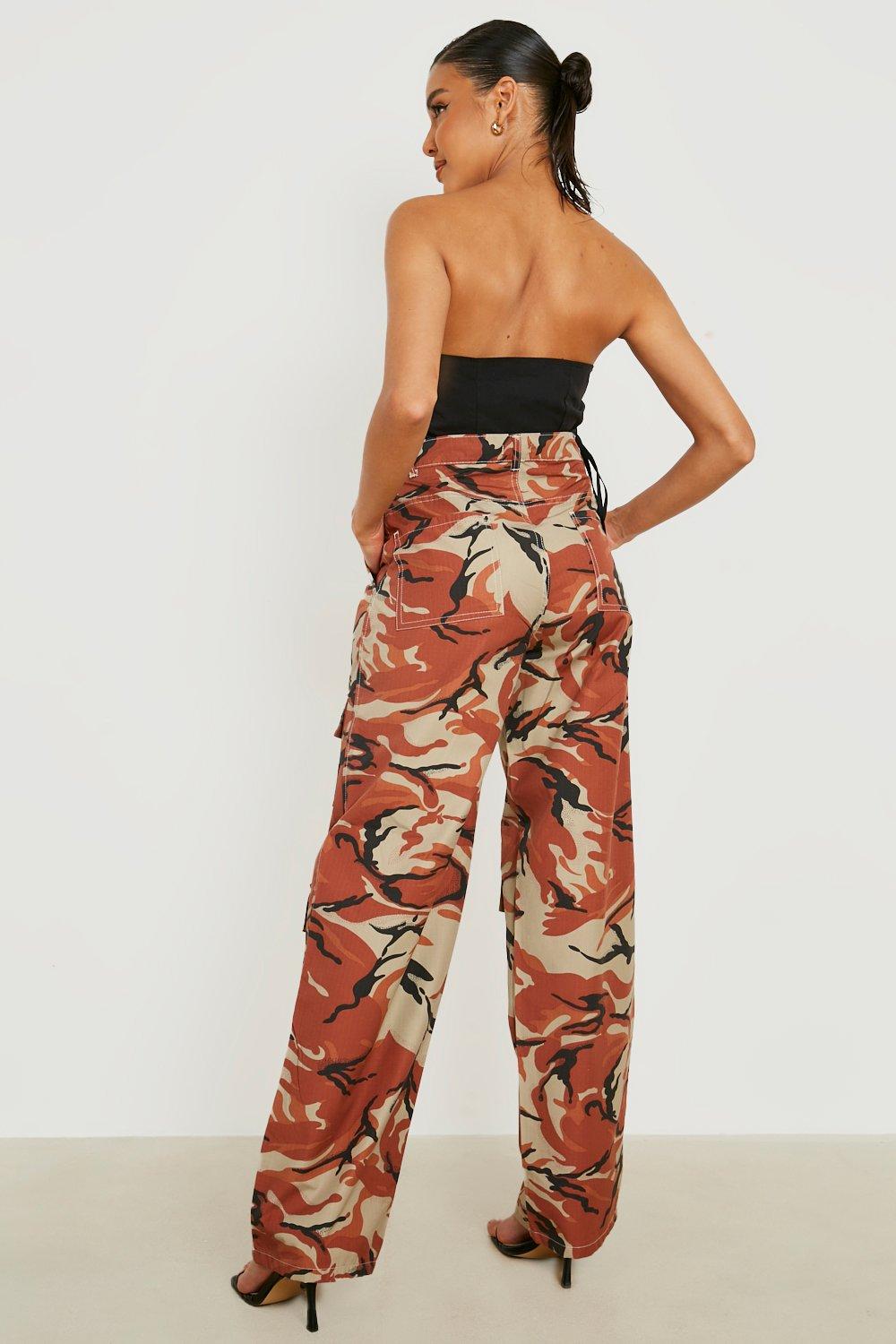 Boohoo camo online joggers