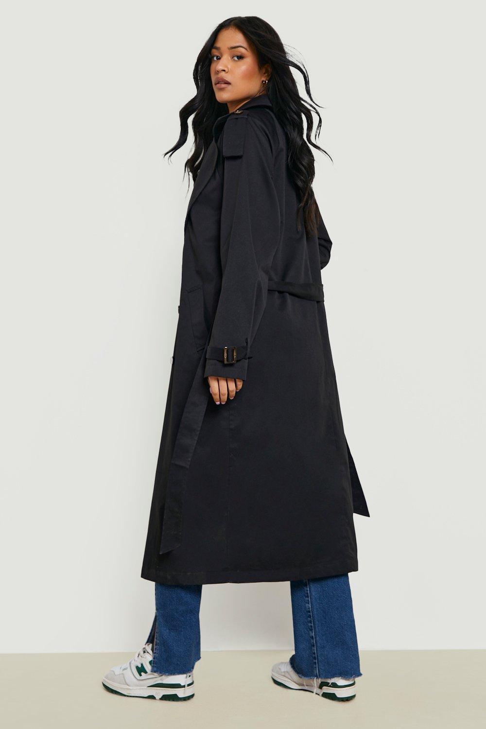 Tall Belted Trench Coat