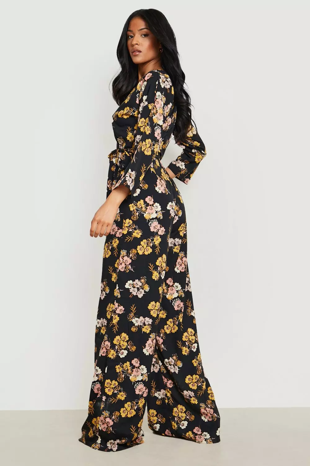 Tall floral hot sale jumpsuit
