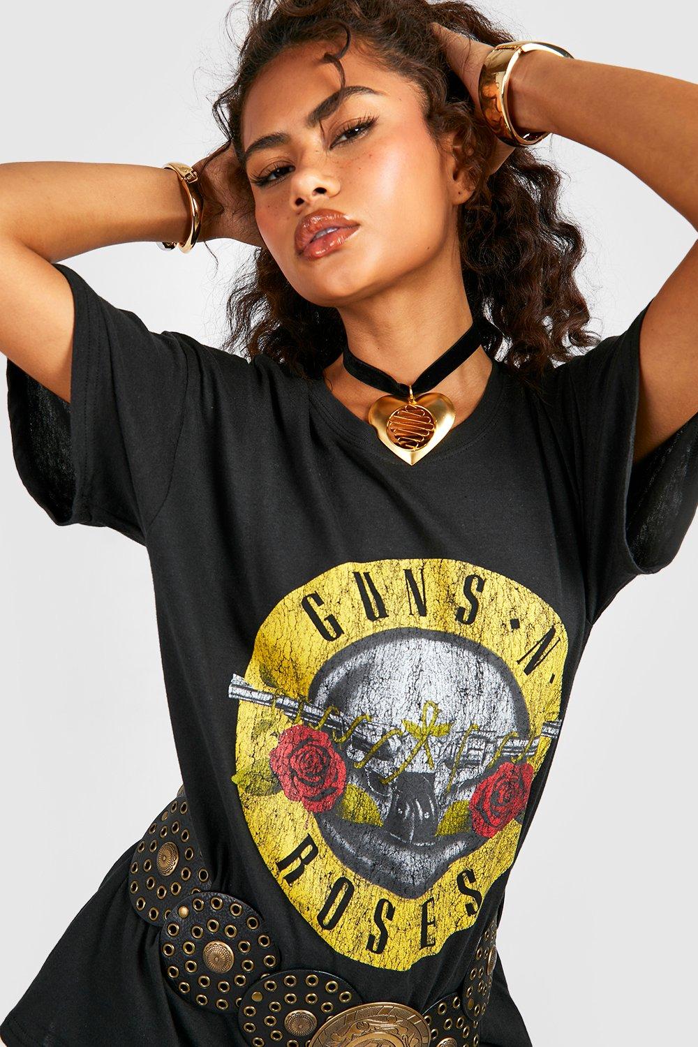 magi etisk Blive skør Guns N Roses Oversized Band T-Shirt | boohoo