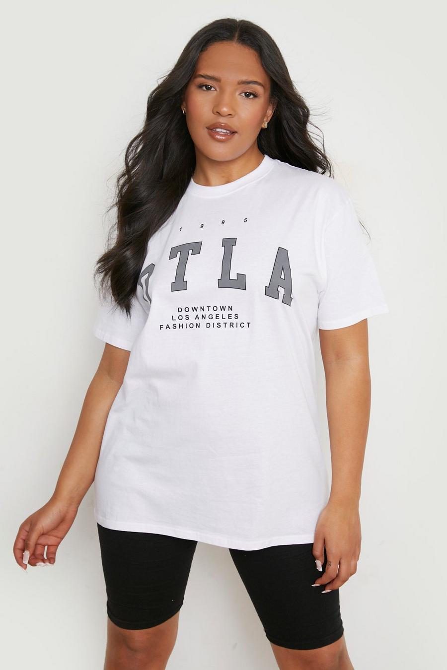 White Plus La Printed T-shirt 