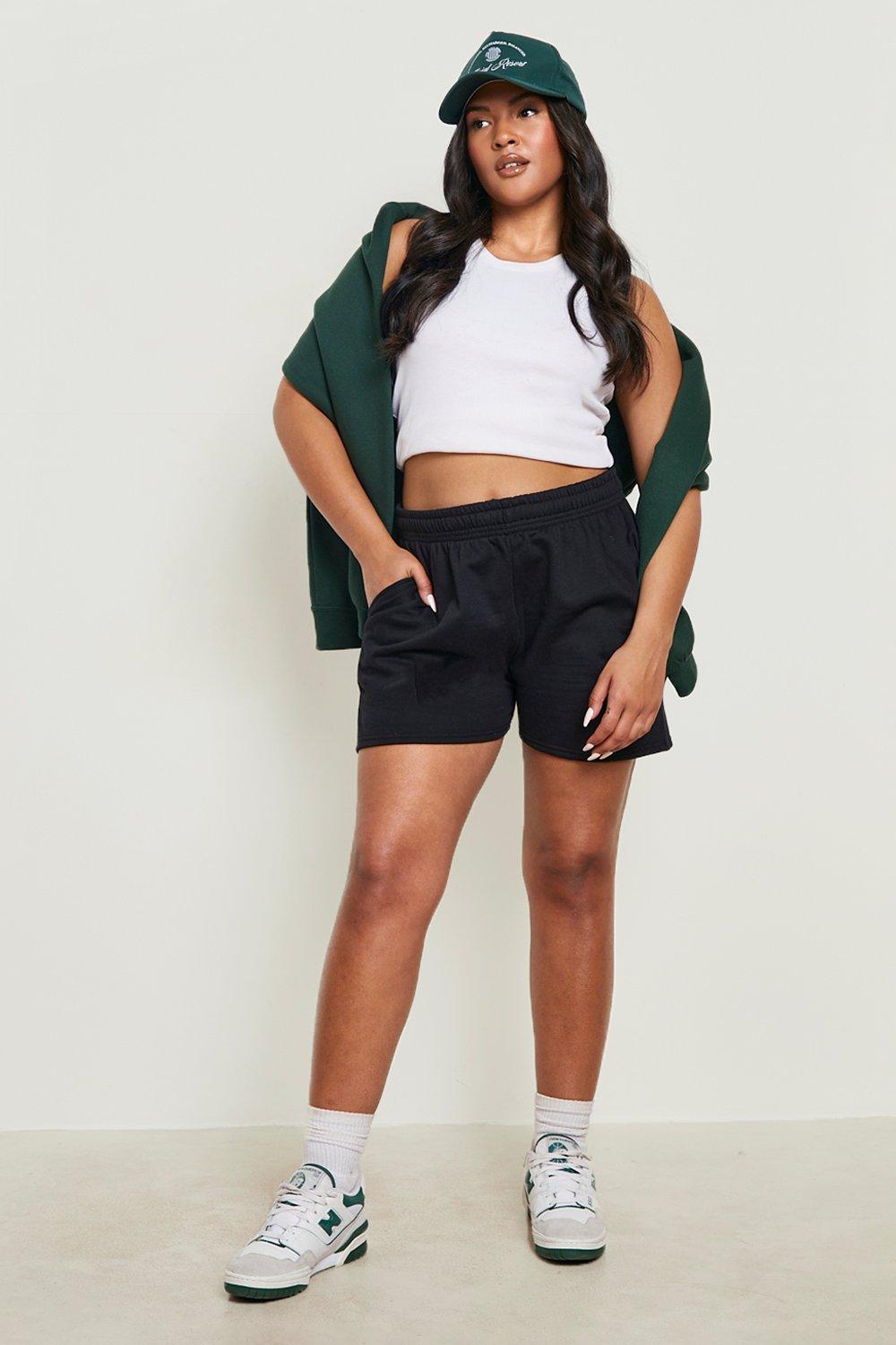 Plus size hot sale sweat shorts