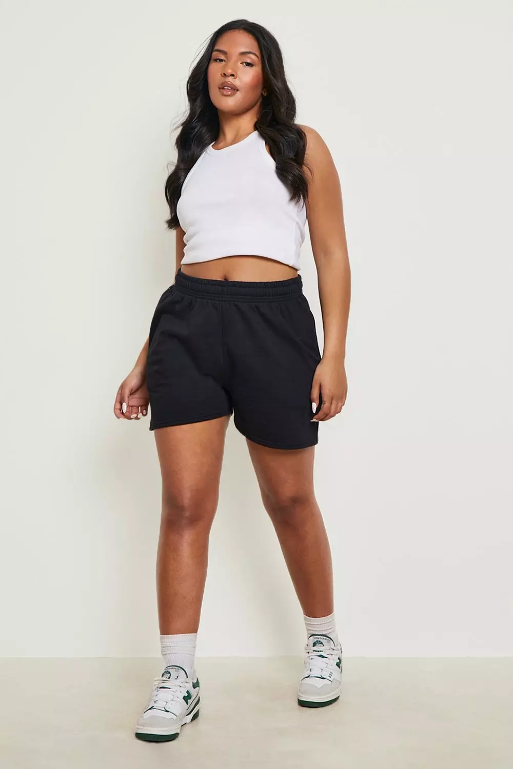 Plus size sales sweat shorts