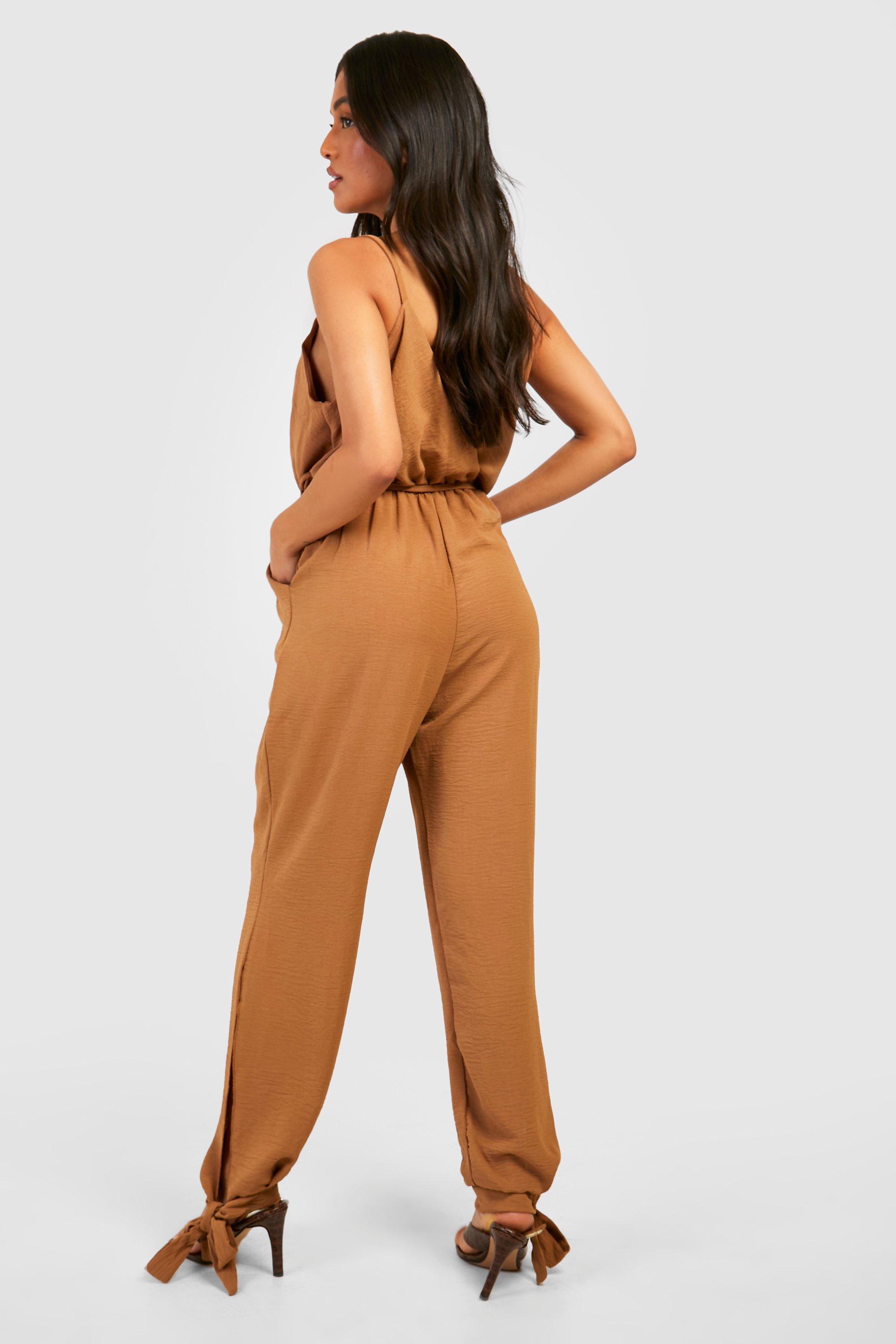 Petite Forever Belted Jumpsuit