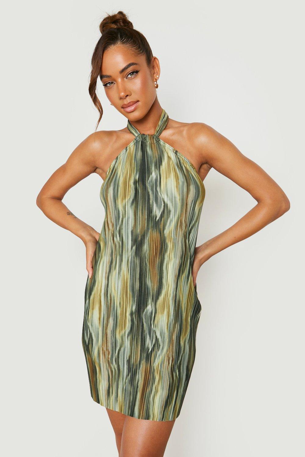 Tie dye shift clearance dress