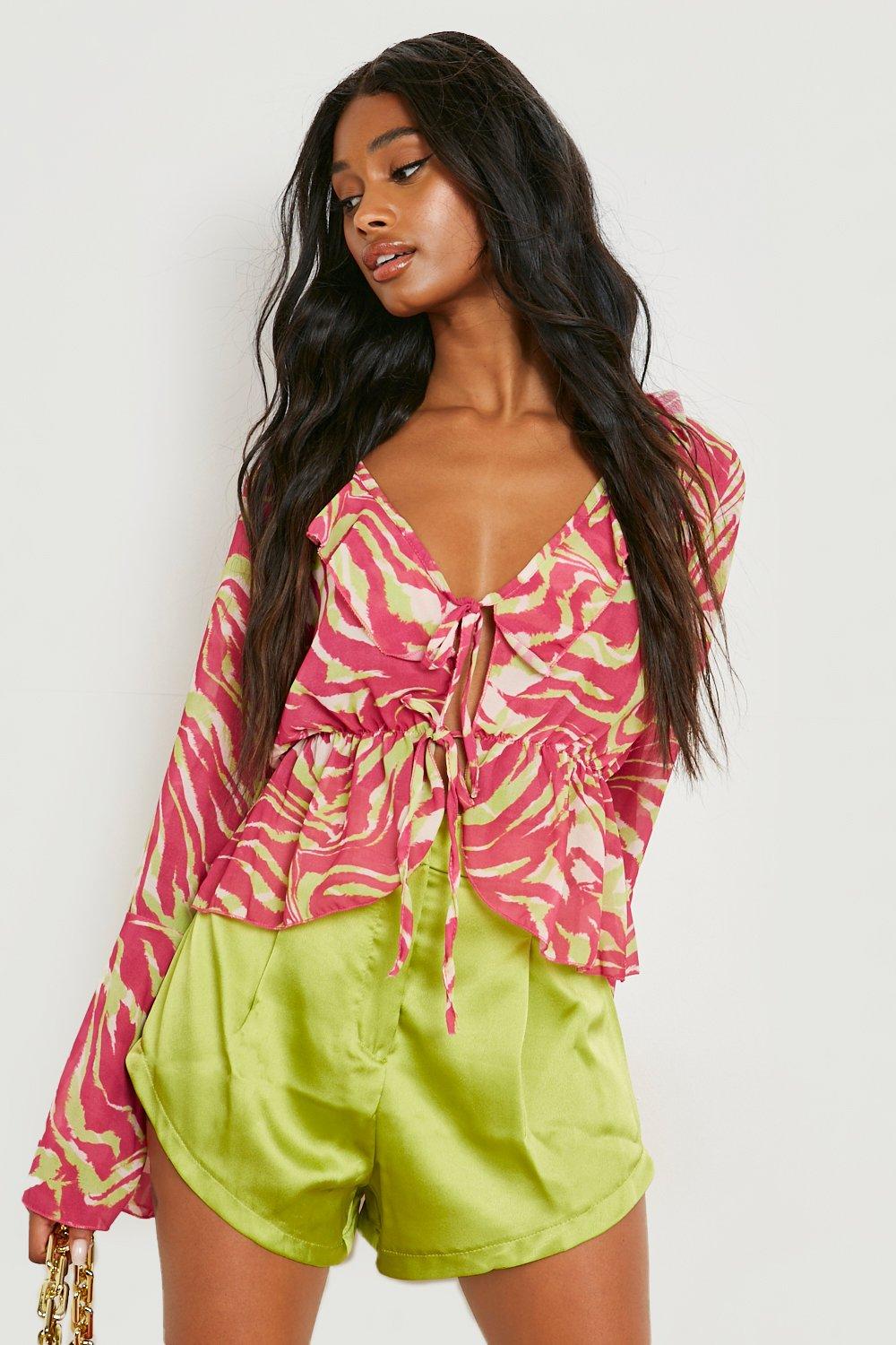 Blouse mousseline 2025 de soie