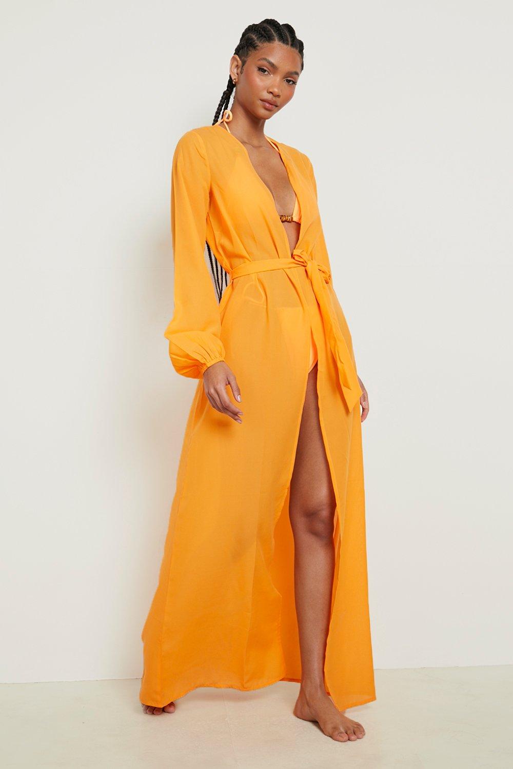 Tall Maxi Beach Kimono boohoo