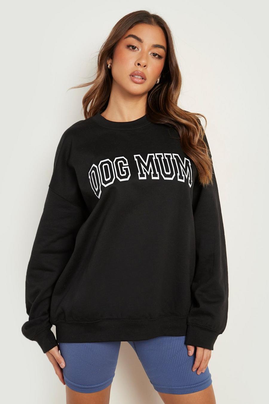 Black Dog Mum Printed Sweater image number 1