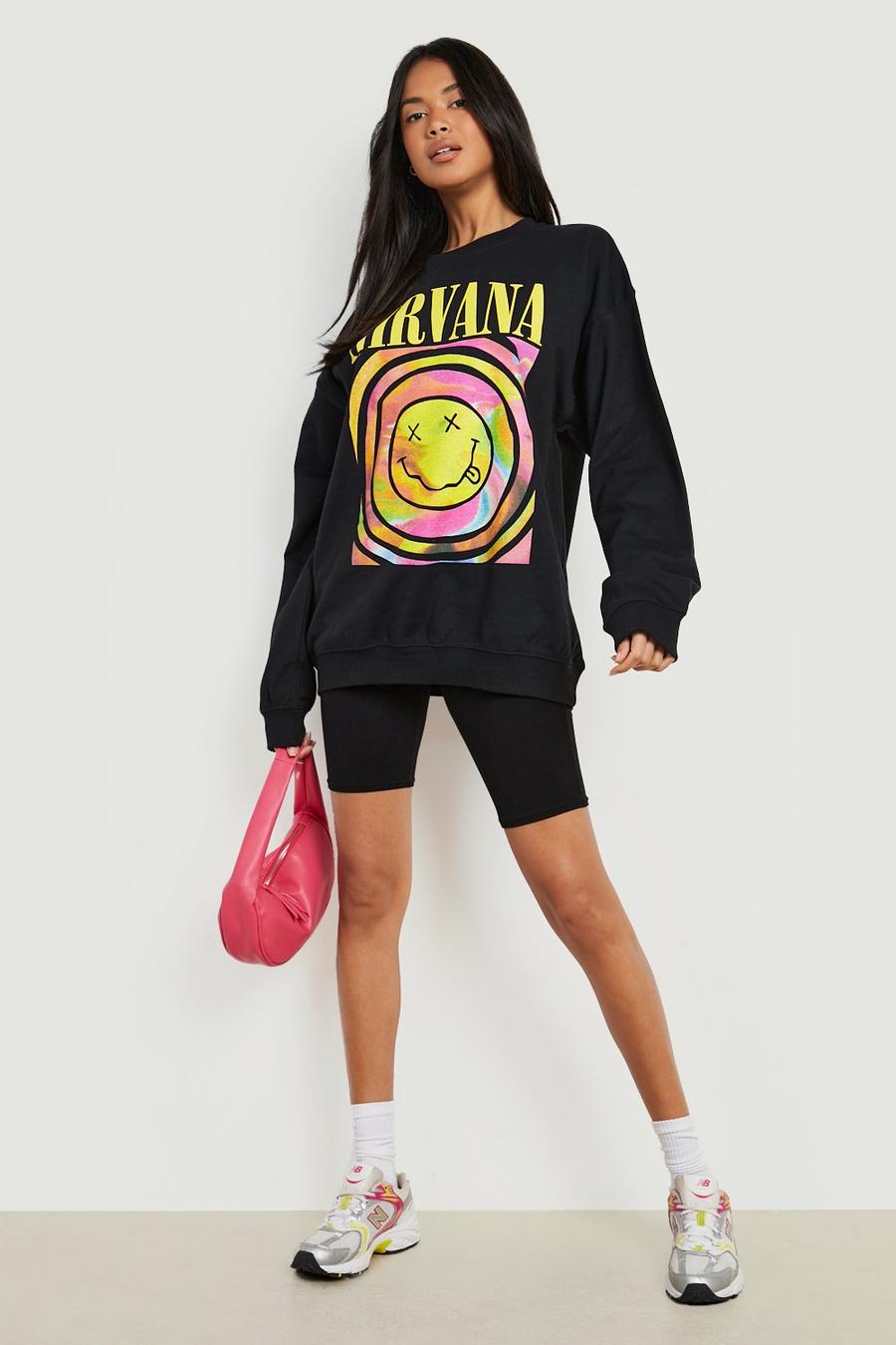 Black Nirvana Oversize sweatshirt image number 1