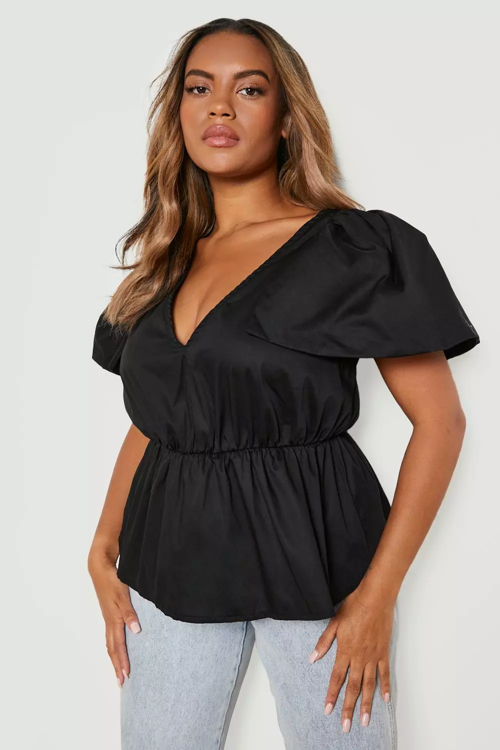 Puff sleeve 2025 top size 18