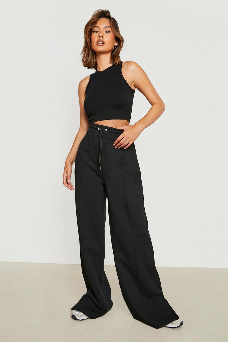 Tall Thick Waistband Wide Leg Joggers Boohoo, 47% OFF