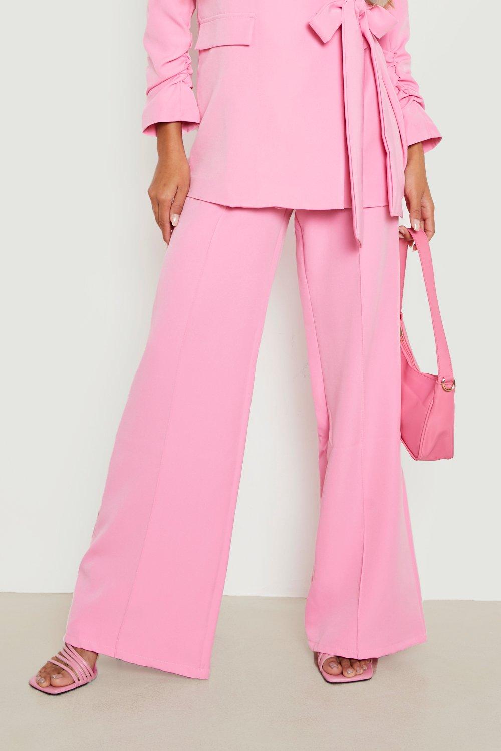 Petite Damask Sequin Wide Leg Pants