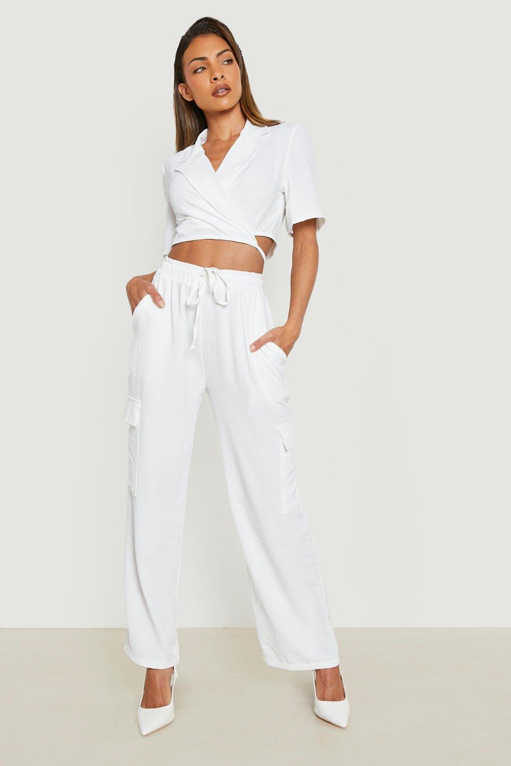 boohoo wide leg joggers