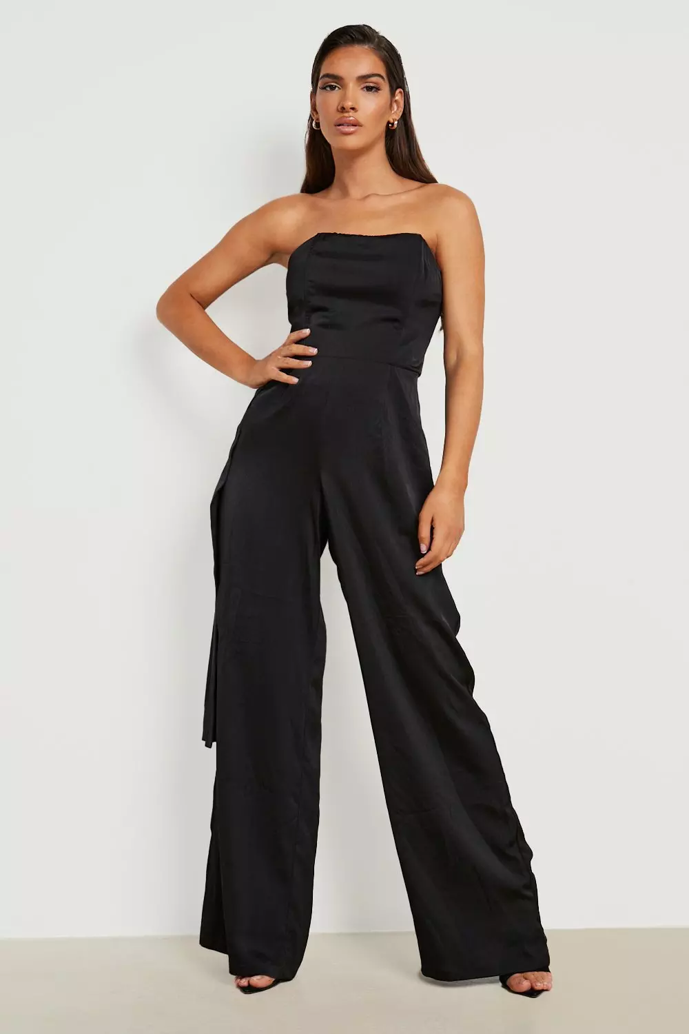 Bandeau wide sales leg jumpsuit