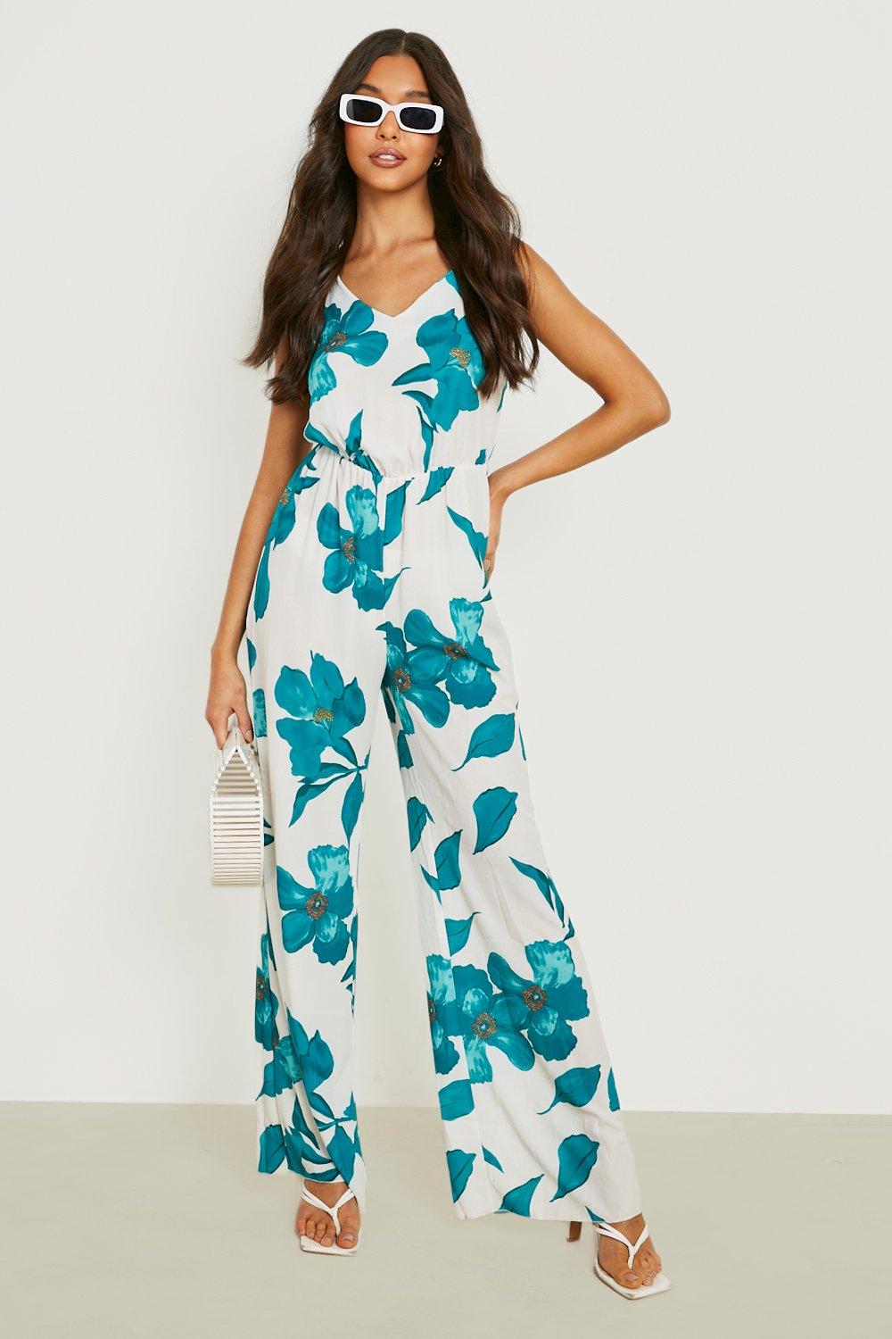 womens floral jumpsuit