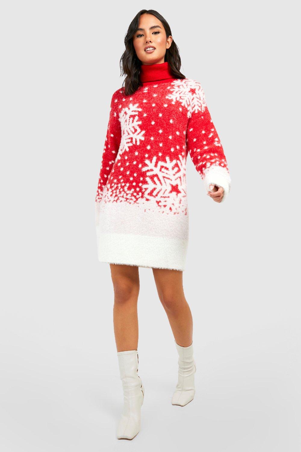 Snowflake hot sale sweater dress