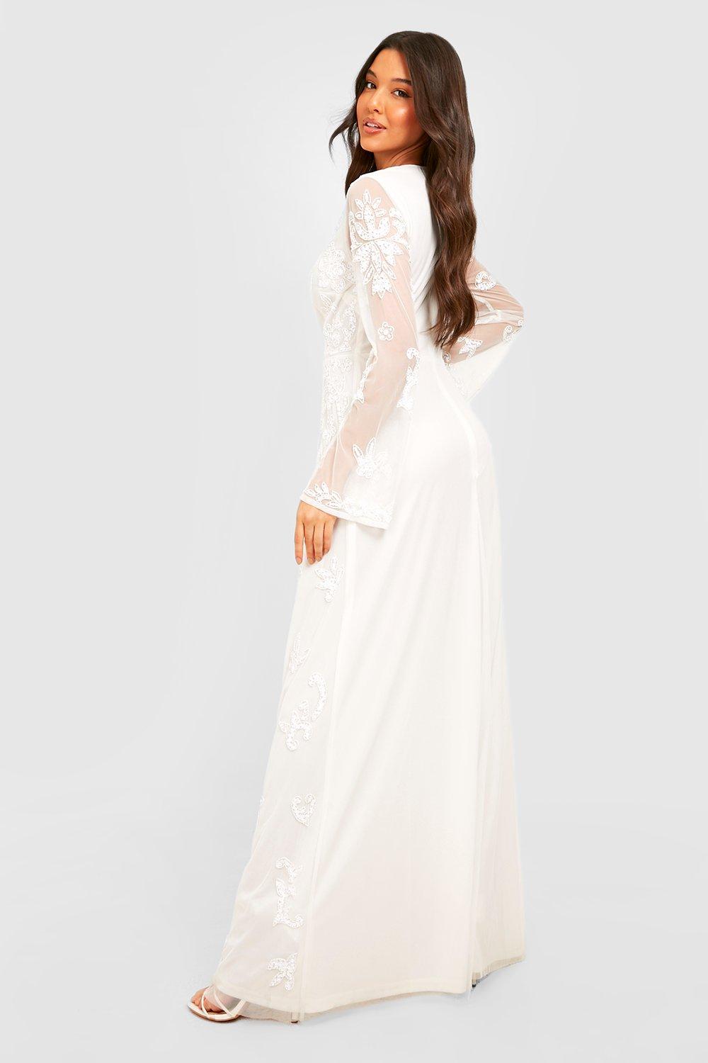 Boohoo bridal outlet dress