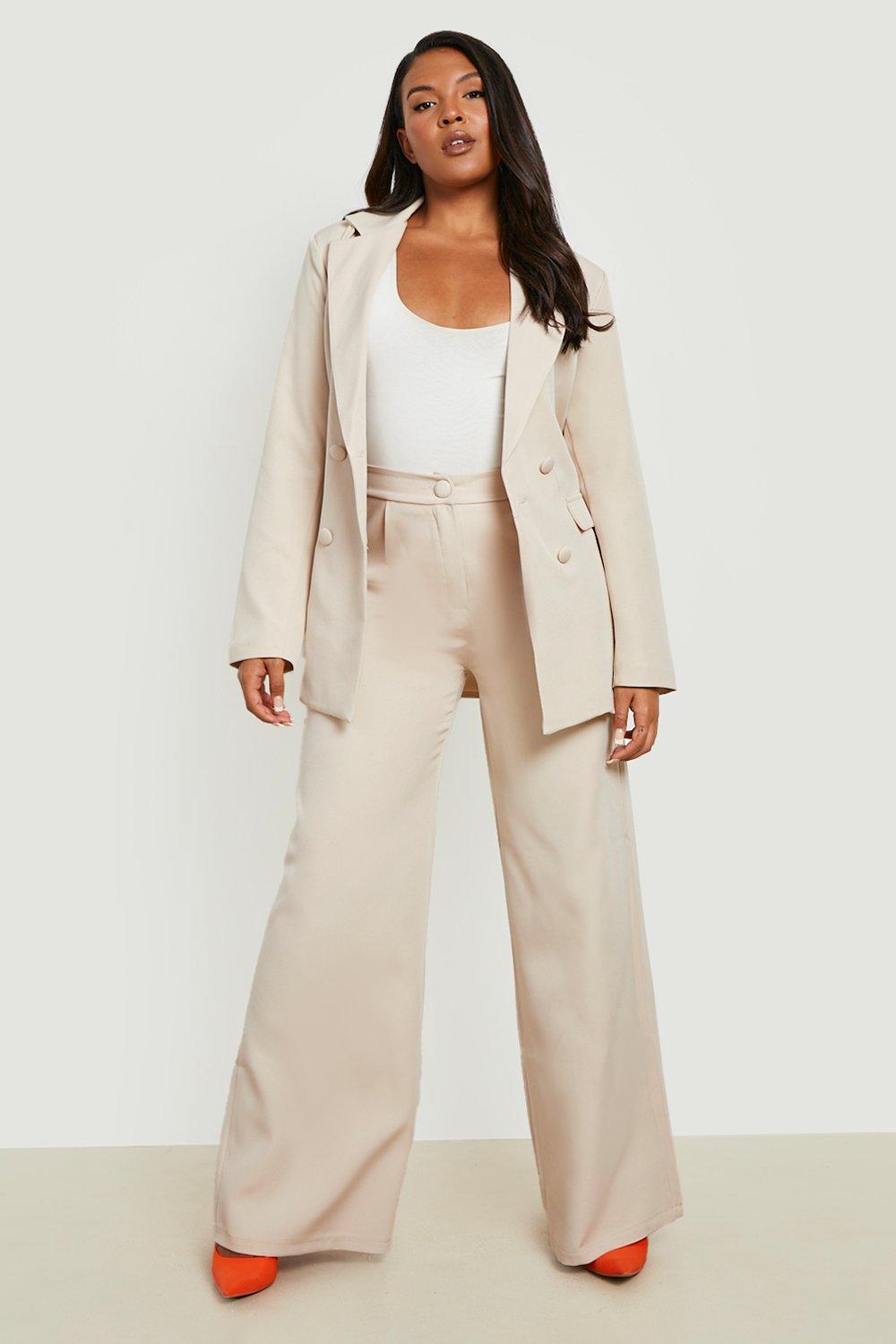 Pantalon tailleur femme grande taille new arrivals