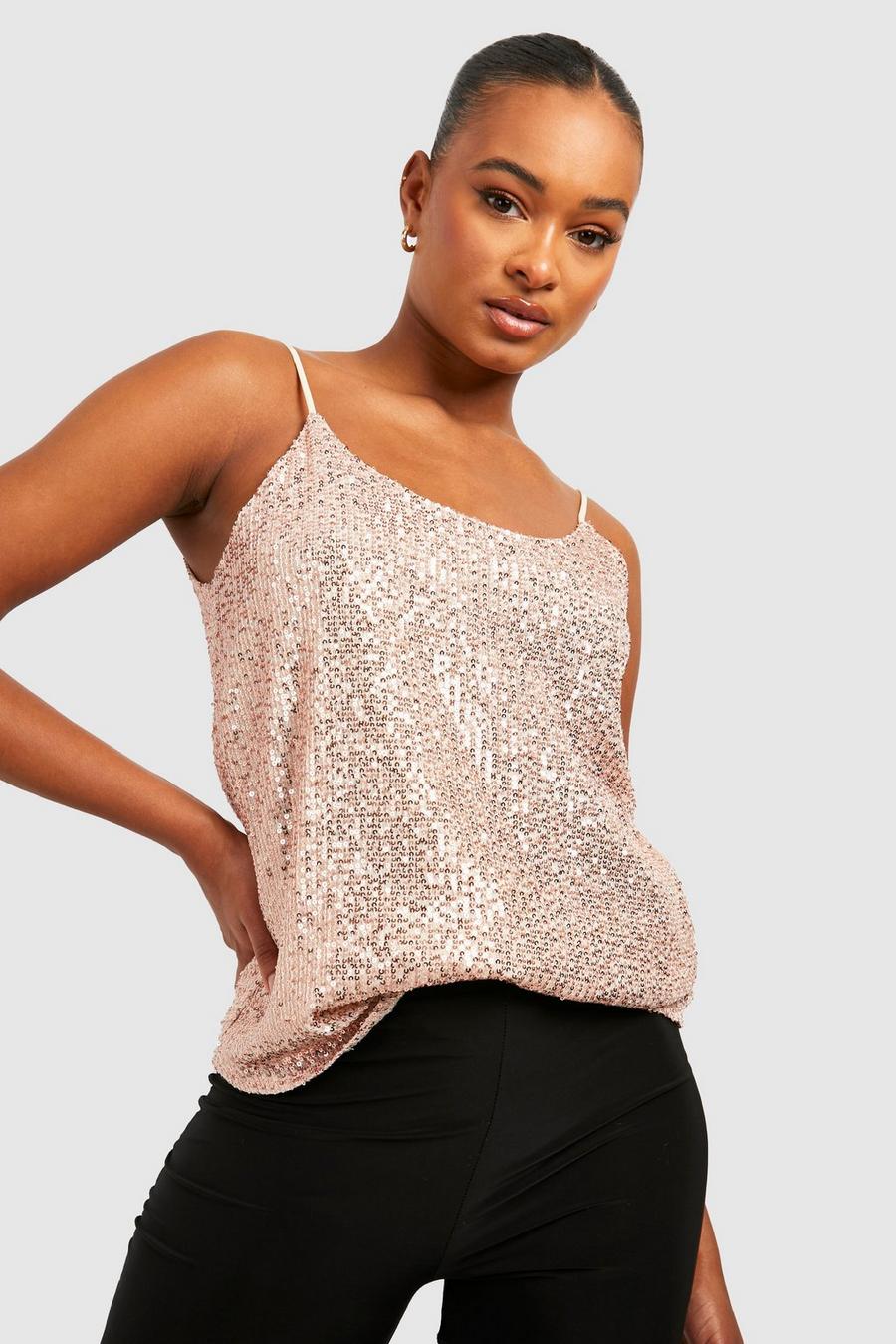 Tall Sequin Camisole