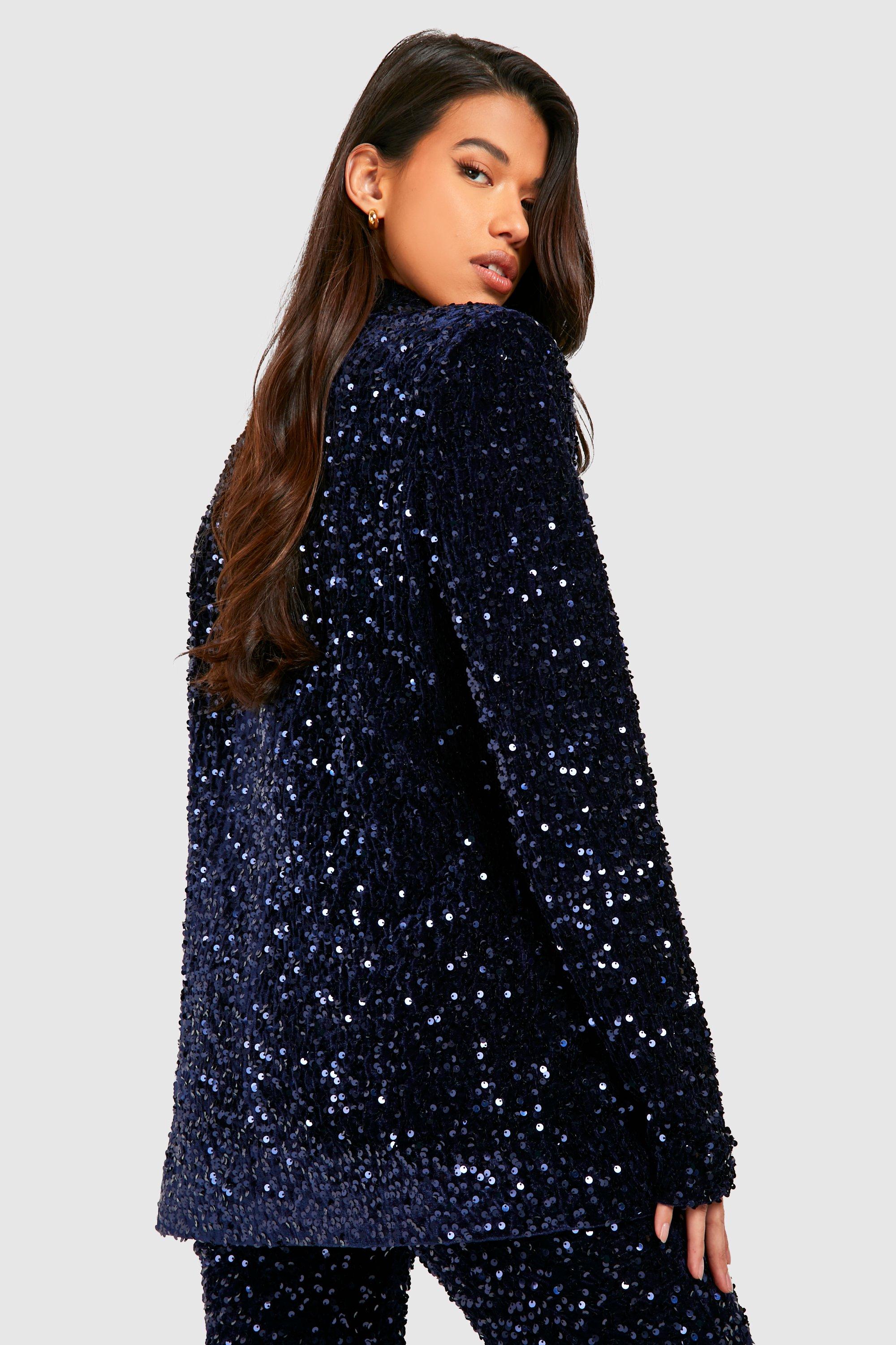 Boohoo on sale velvet blazer