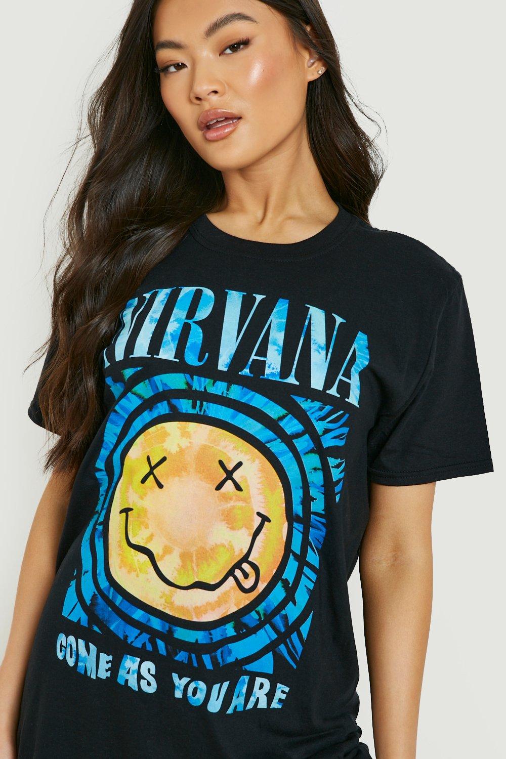 Oversized Gelicenseerd Nirvana T Shirt boohoo