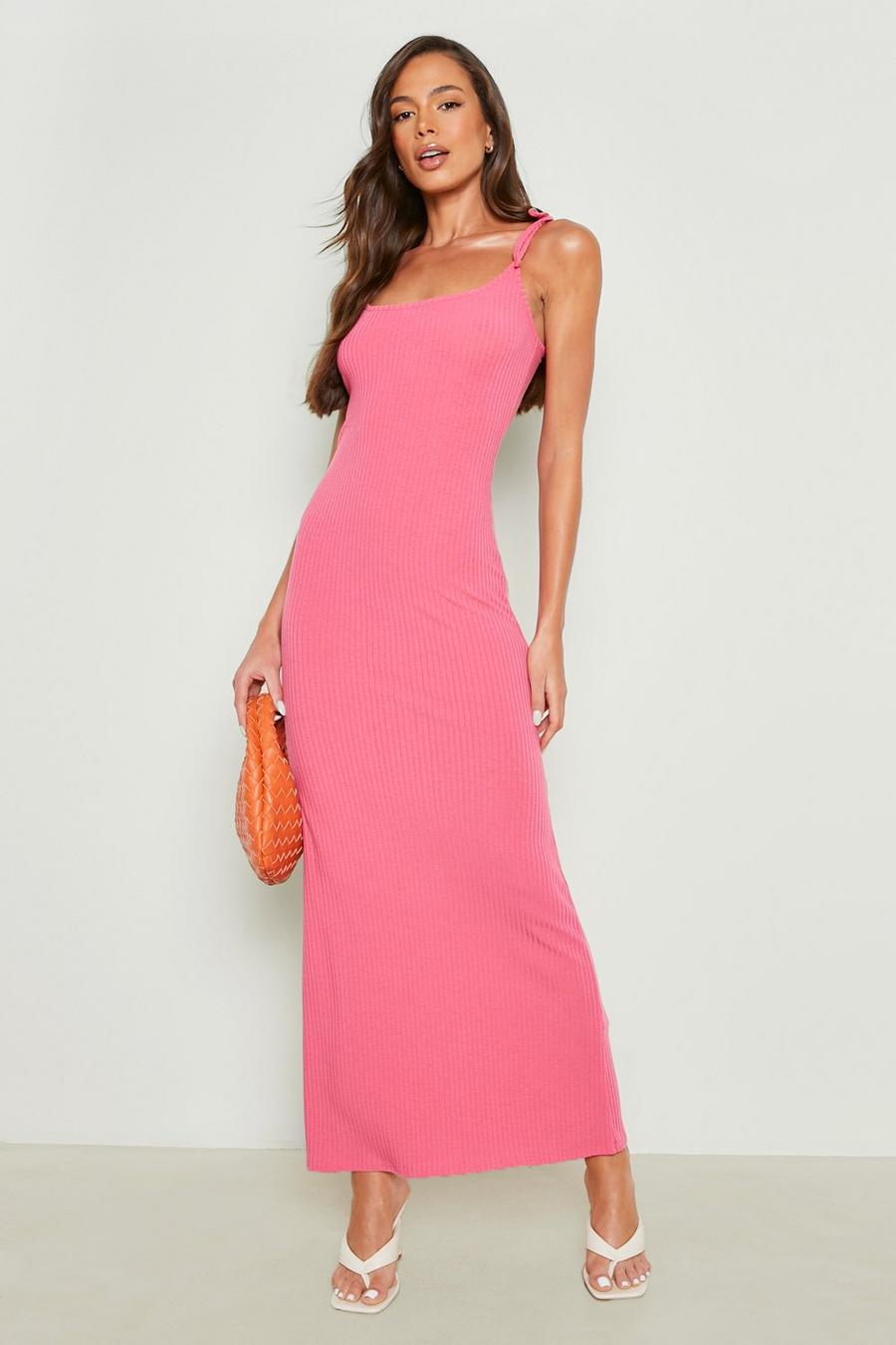 Pink Basics Strappy Maxi Dress   image number 1