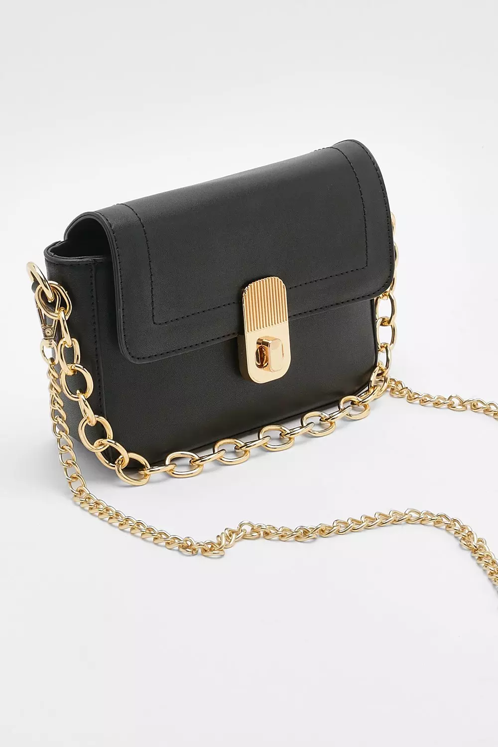 Black Twist Lock Loop Shoulder Bag alternative image