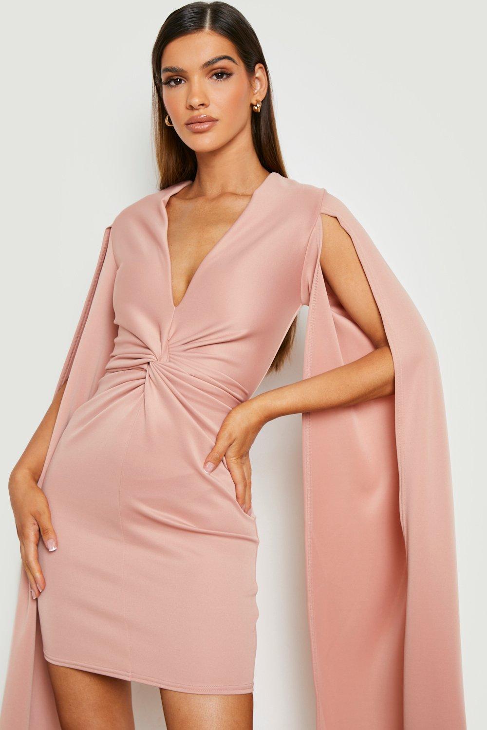 Front cape outlet dress