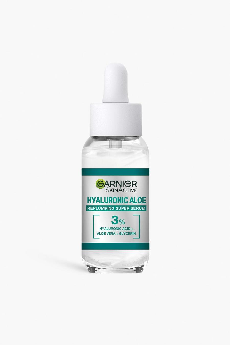 White Garnier SkinActive Hyaluronic Aloe Super Serum, With 3% Hyaluronic Acid Aloe Vera & Glycerin