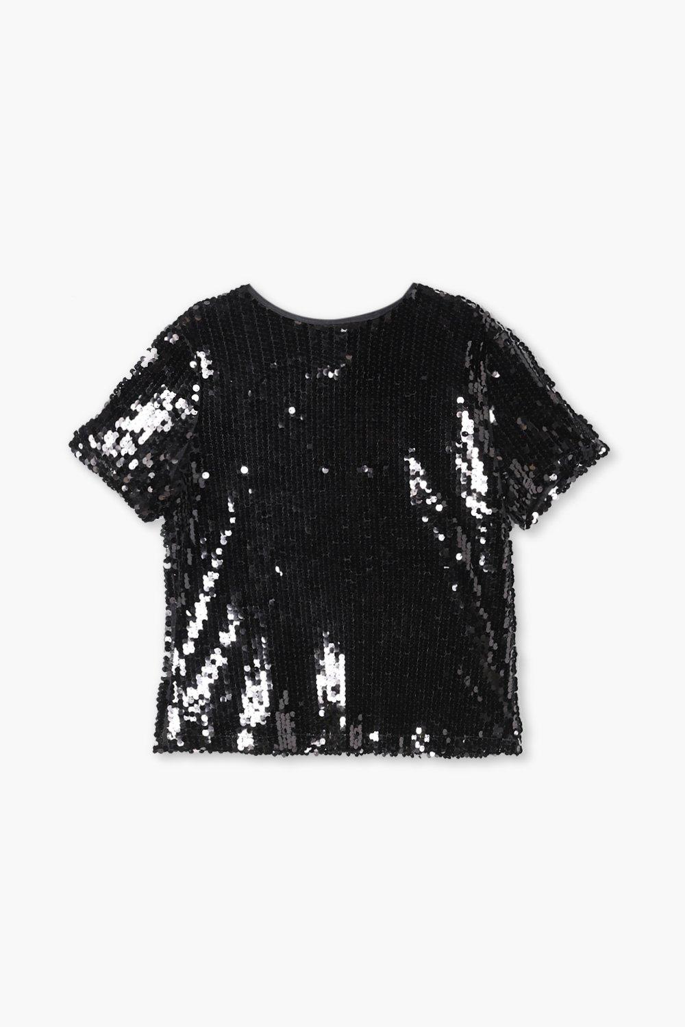 Grande taille T shirt paillettes