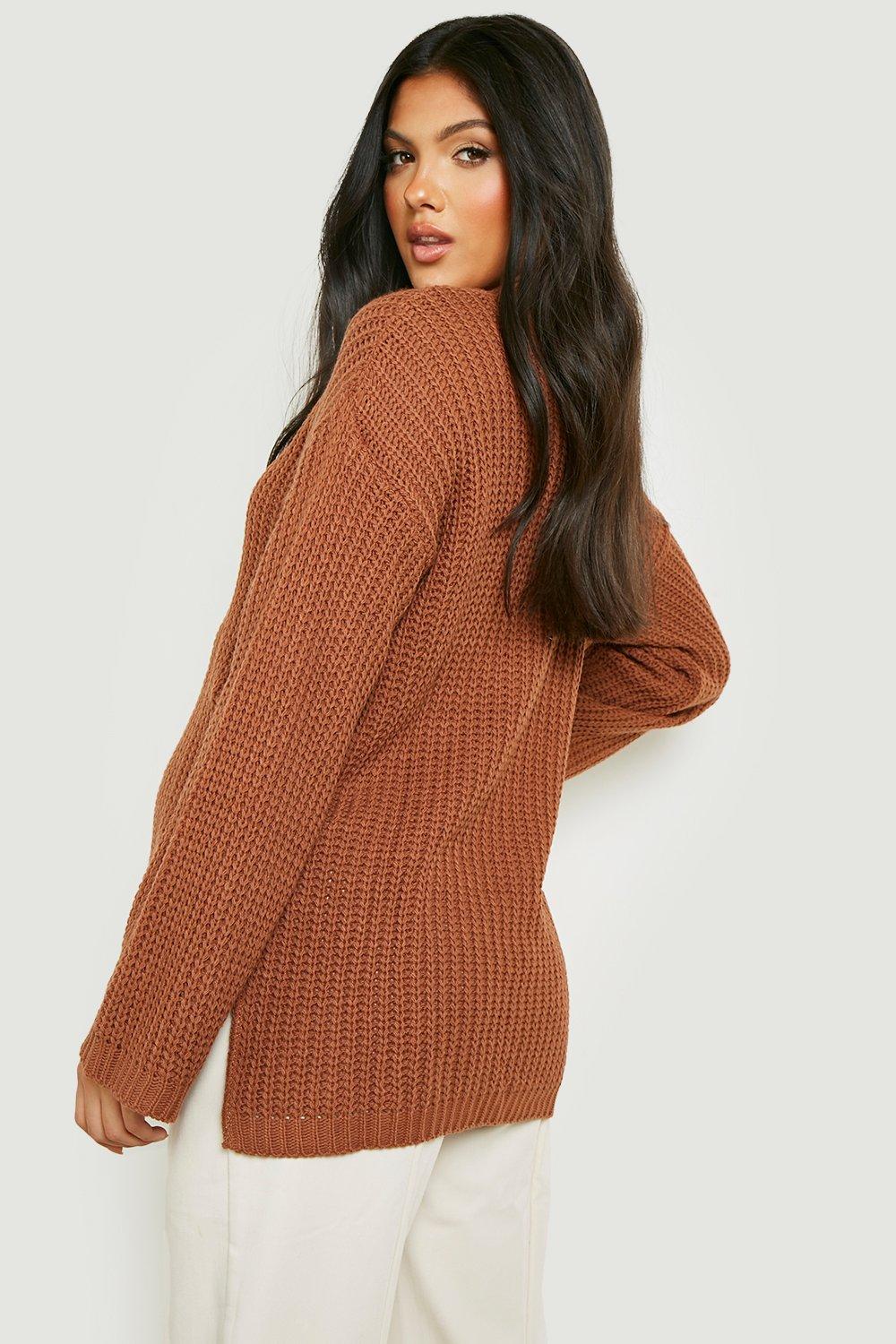 Oversized side split on sale jumper