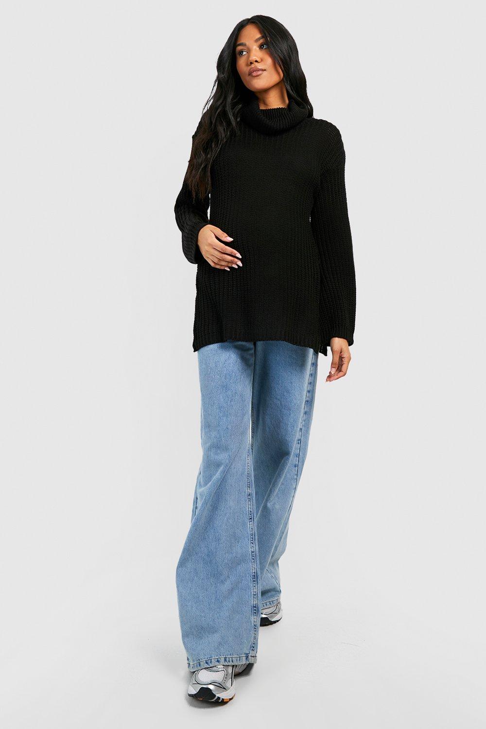 Maternity Cowl Neck Slouchy Jumper boohoo