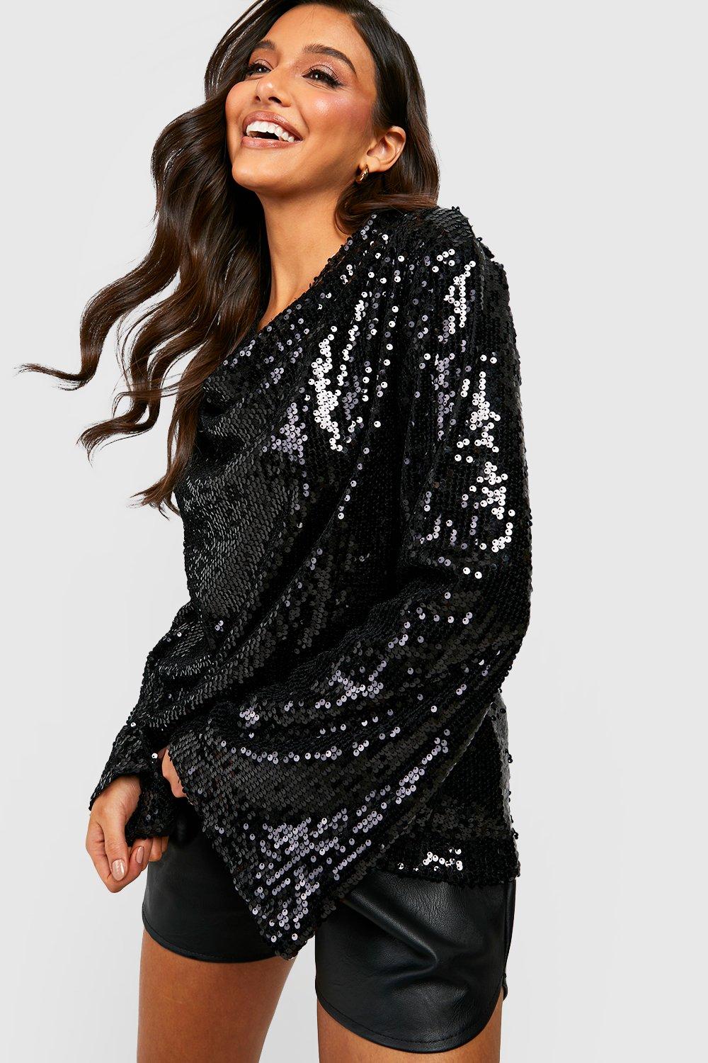 Glitter blouse best sale